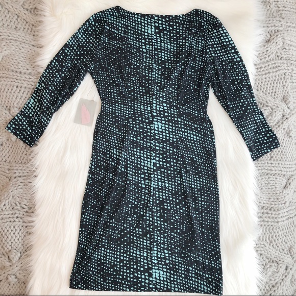 Knot front dotted dress - Picture 2 of 6